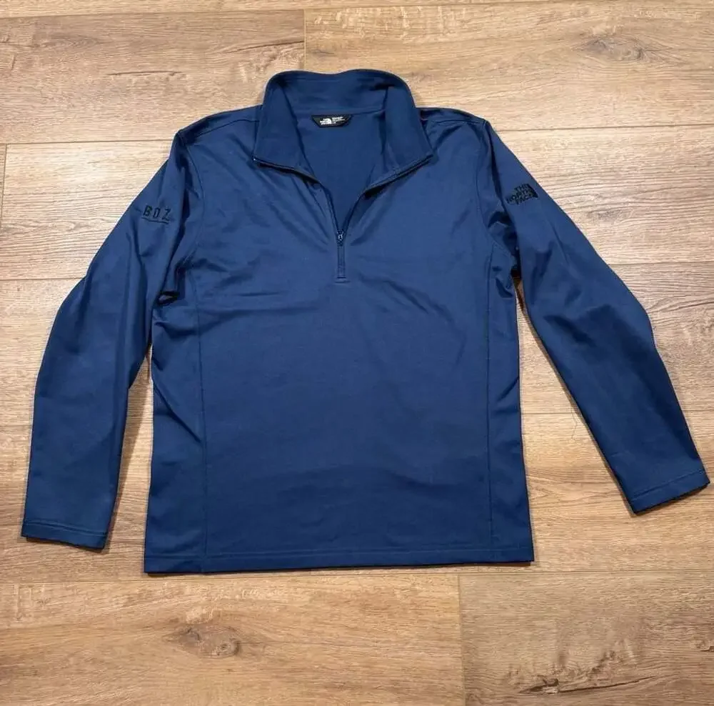 The North Face Skyline 1/4 Zip Pullover Men’s L Blue Performance BOZ